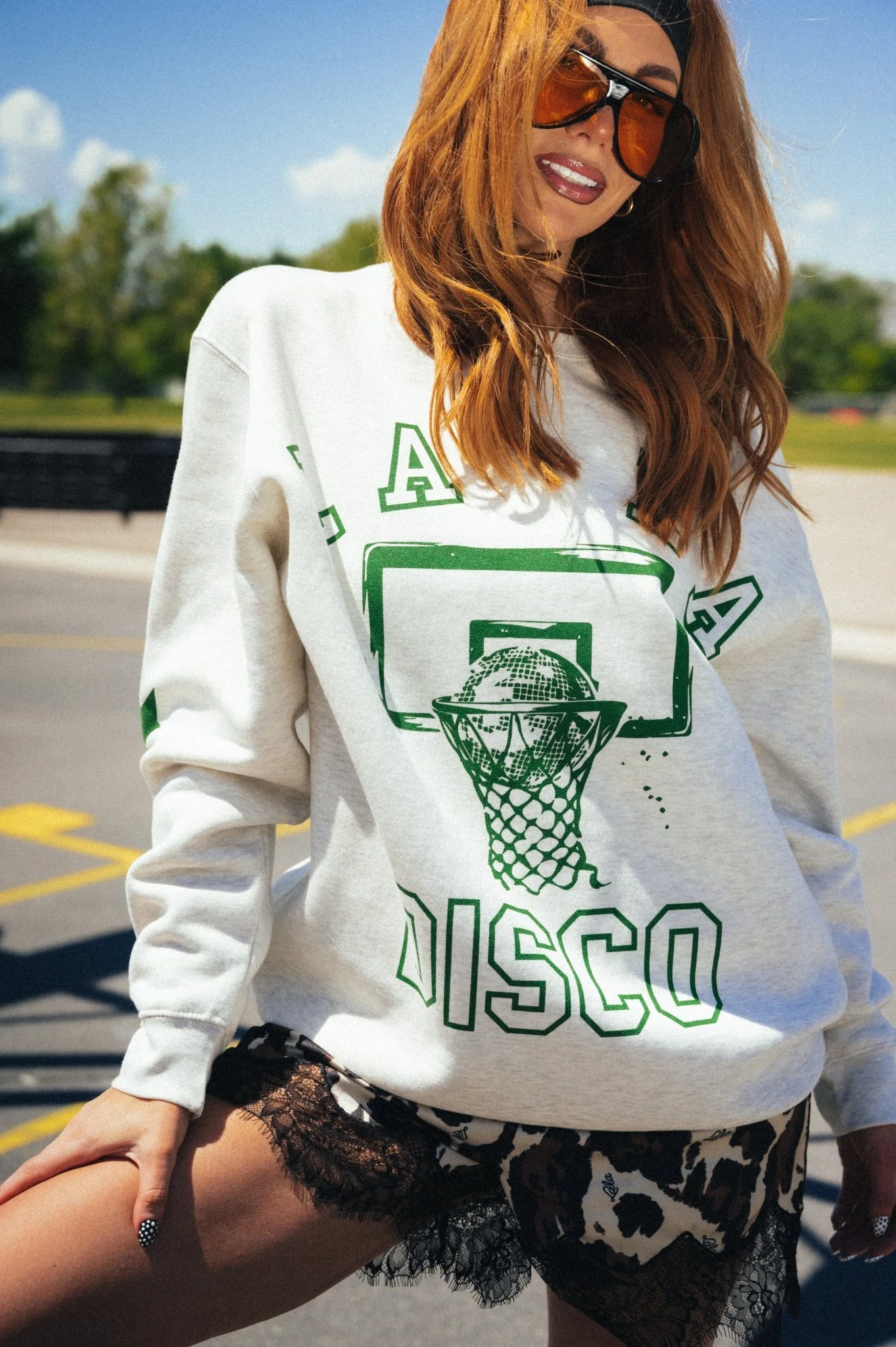Cat-letic Club Oversized Pullover