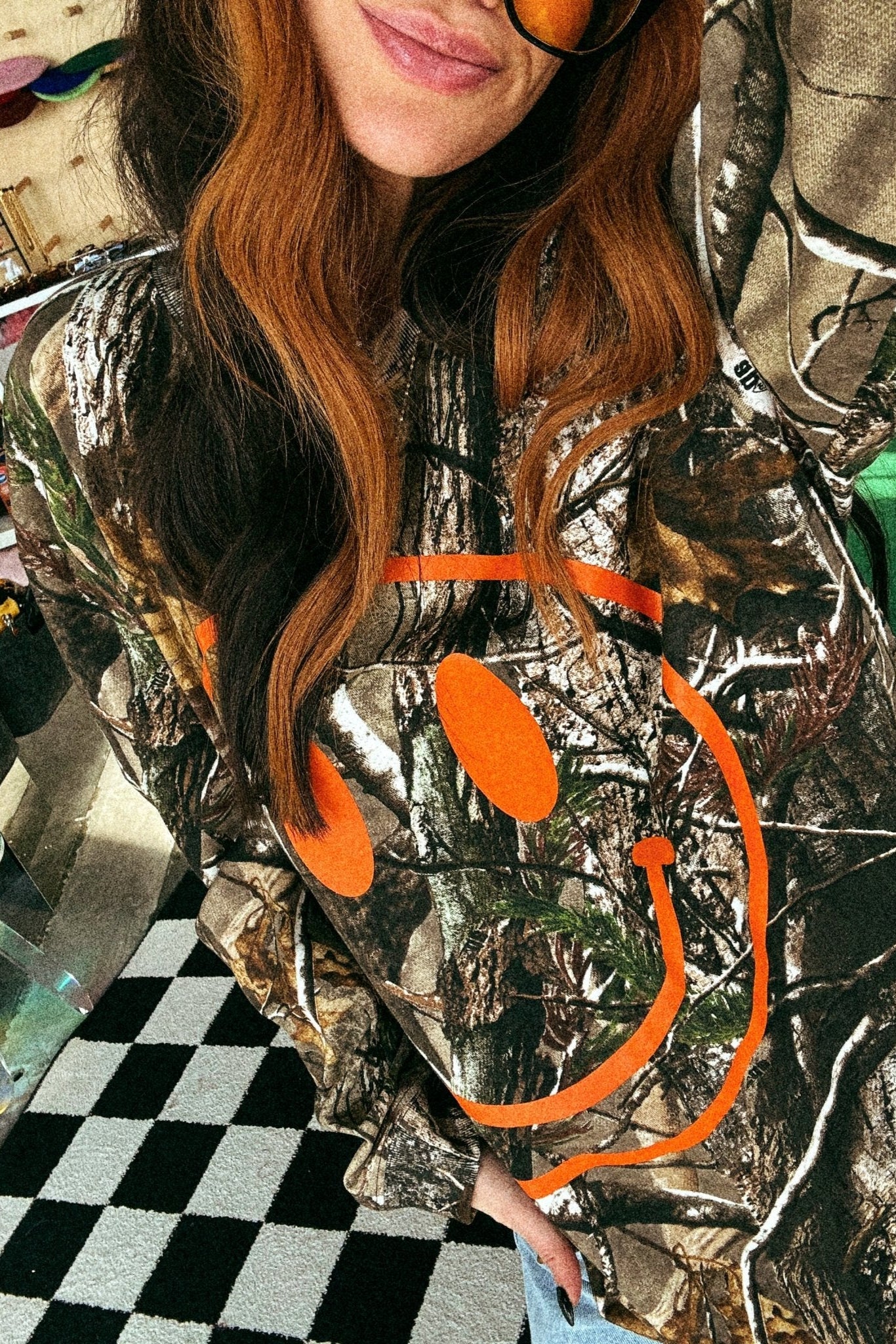 The World Needs Your Magic Oversized Long Sleeve Tee in Camo *RESTOCKED*