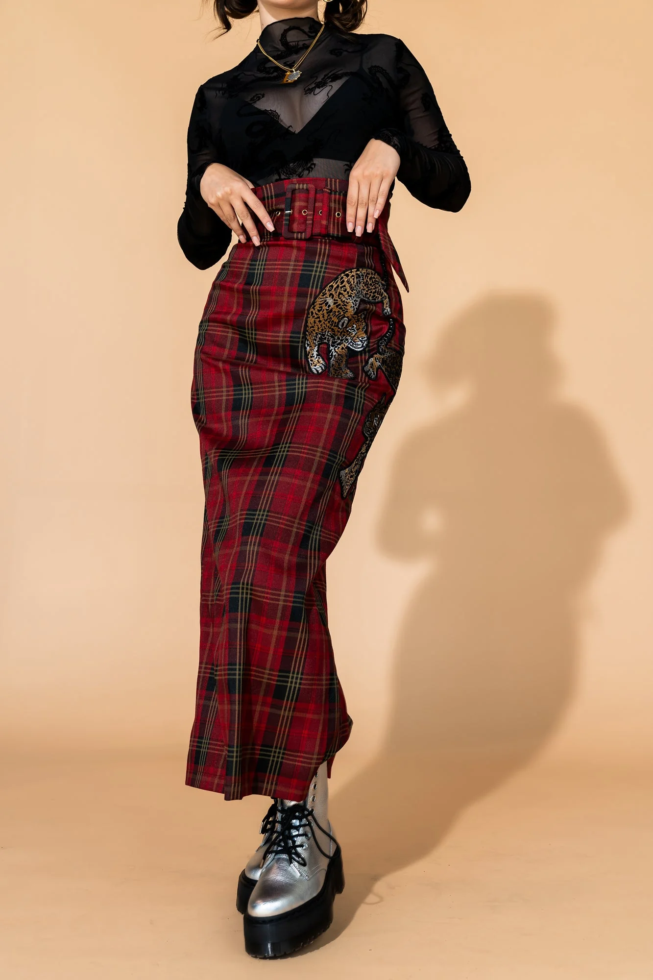 Mischief Maker Plaid Skirt in Red *RESTOCKED*