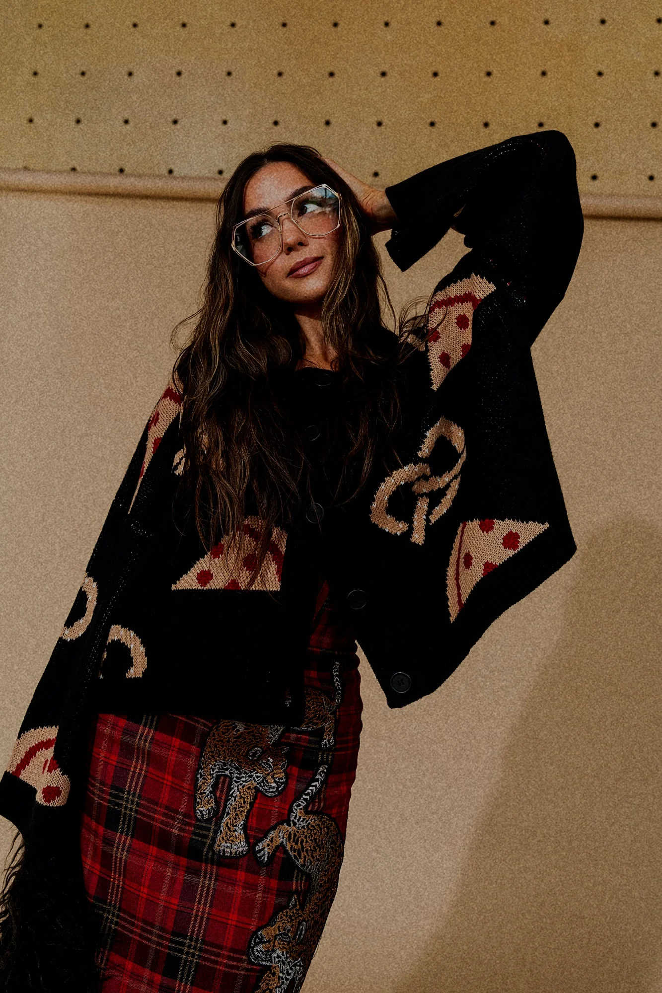 New York is My Boyfriend Boxy Button Up Cardigan