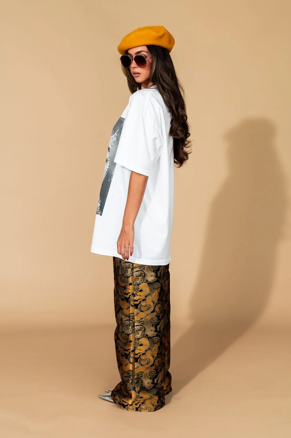 Don't Let Your Crown Slip Oversized Crocodile Tee