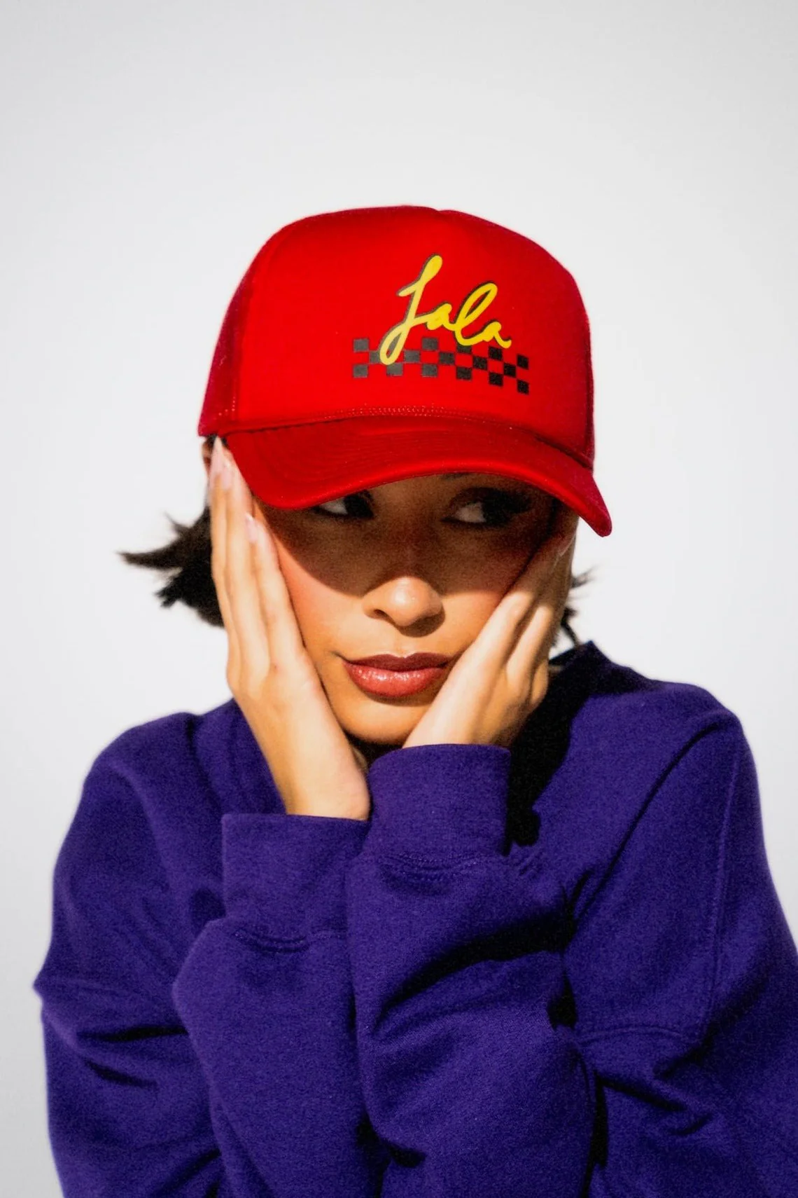 Lala Finish Line Trucker Hat
