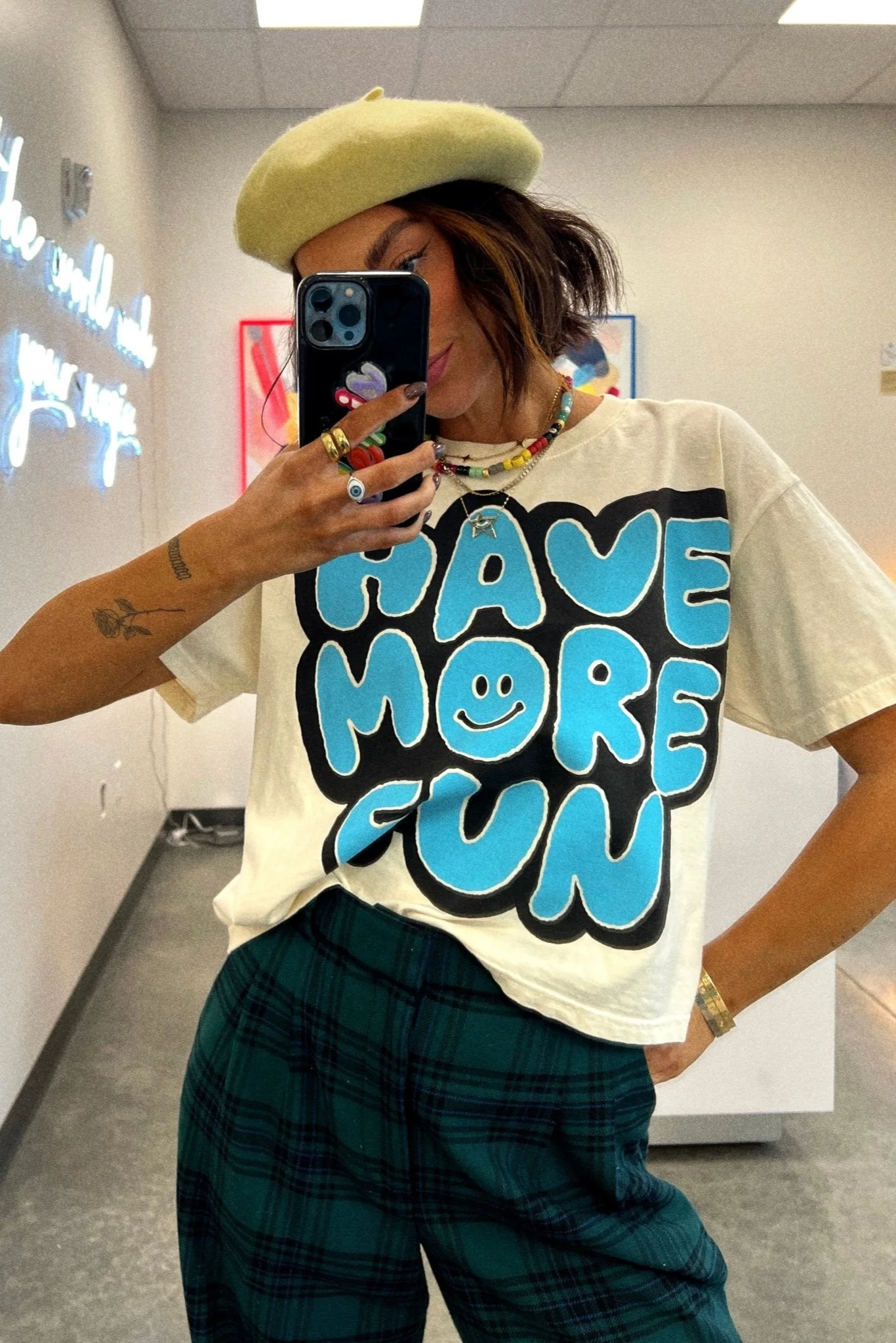 Lala Said To Have More Fun Boxy Tee