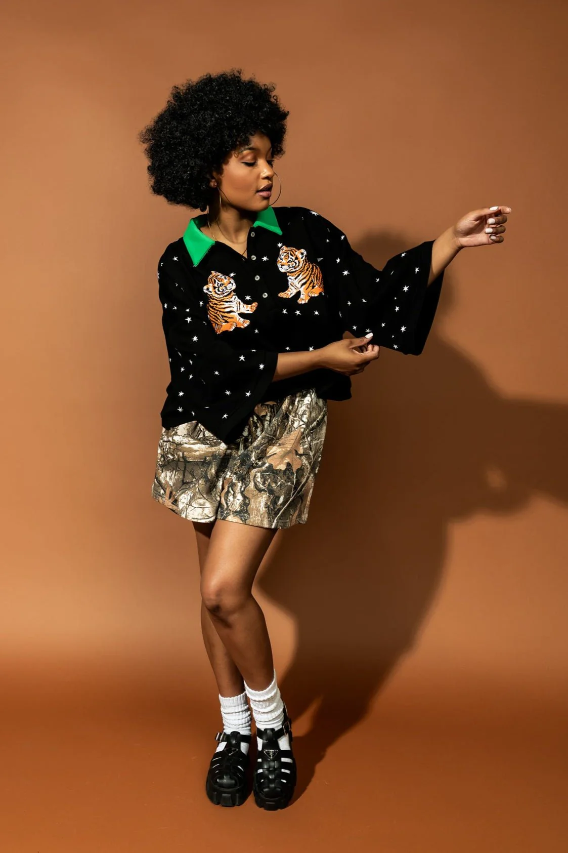 Made of Stardust Cropped Polo