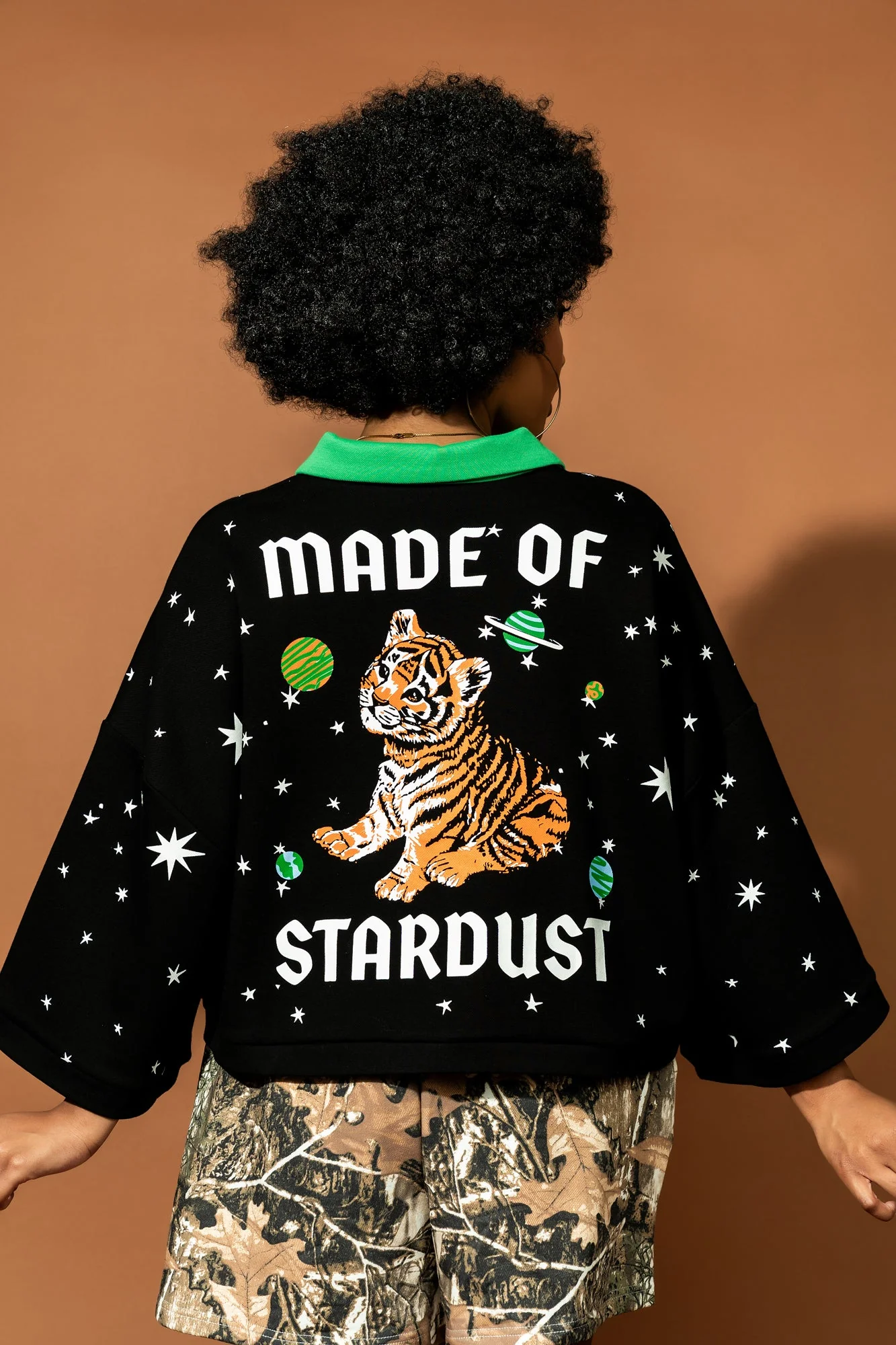 Made of Stardust Cropped Polo