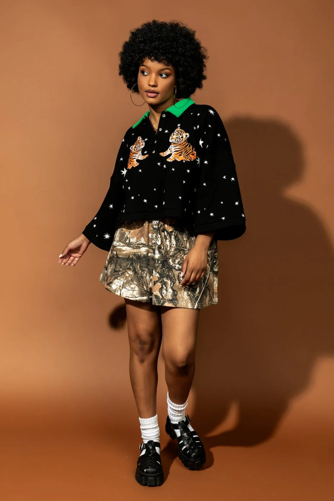 Made of Stardust Cropped Polo