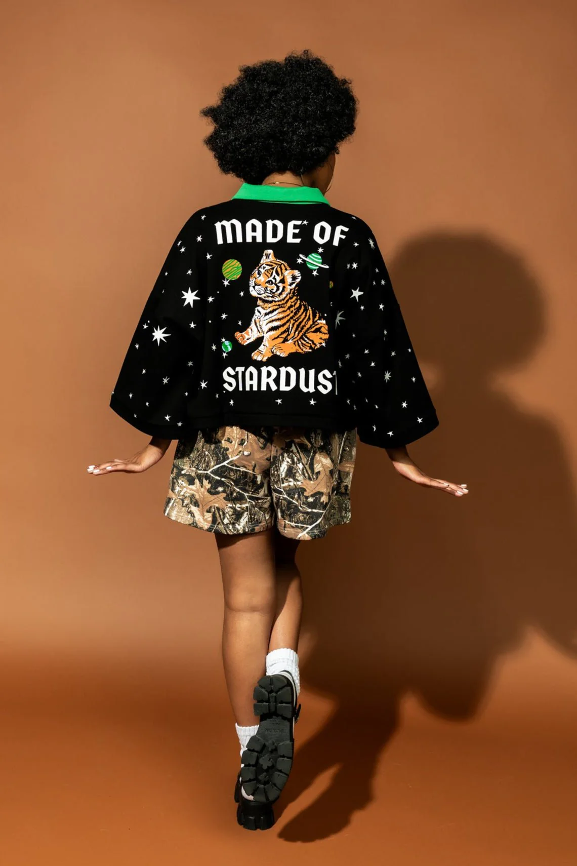 Made of Stardust Cropped Polo