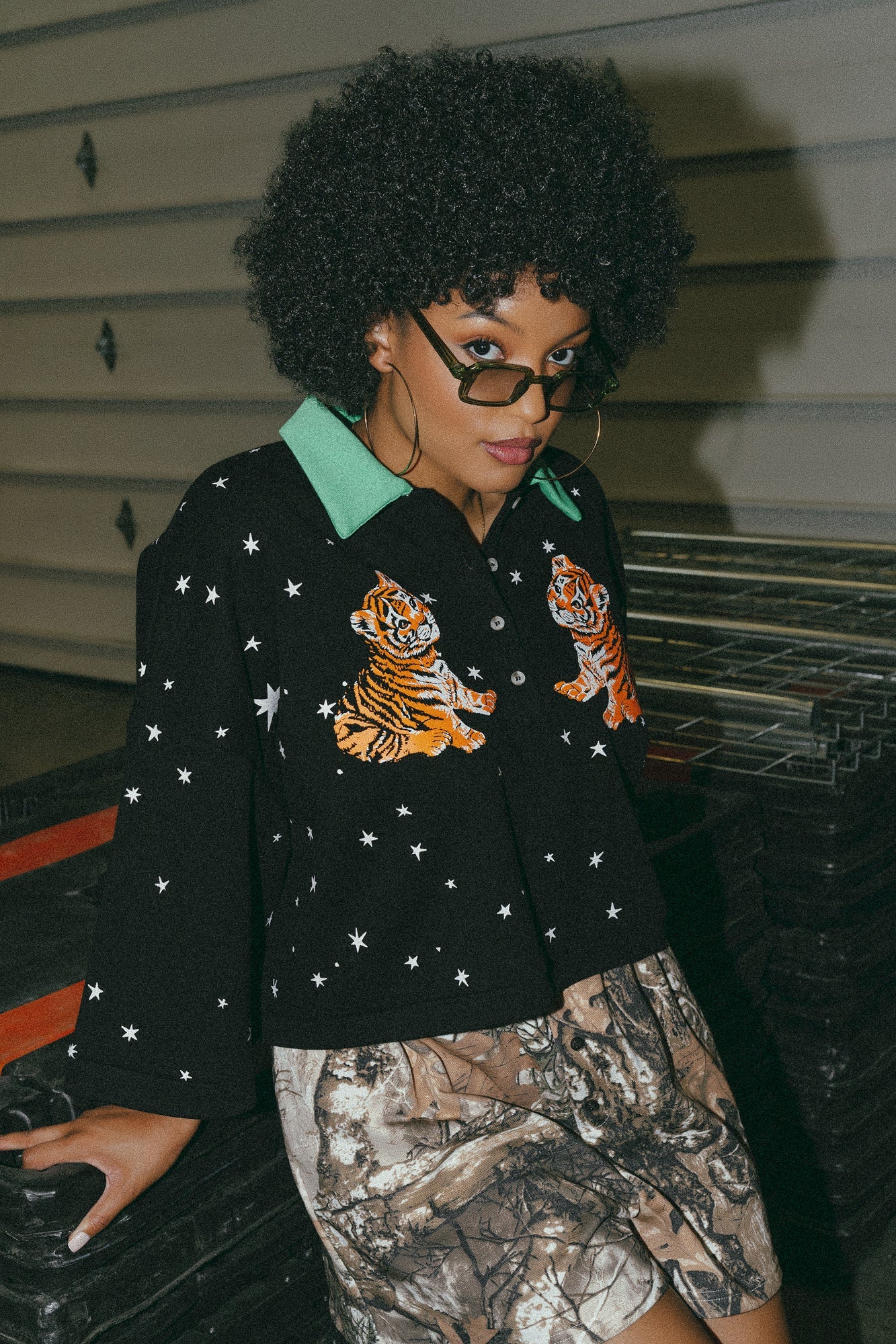 Made of Stardust Cropped Polo