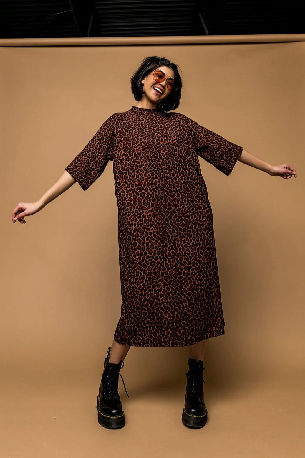 Ozzy Dress in Leopard *RESTOCKED*
