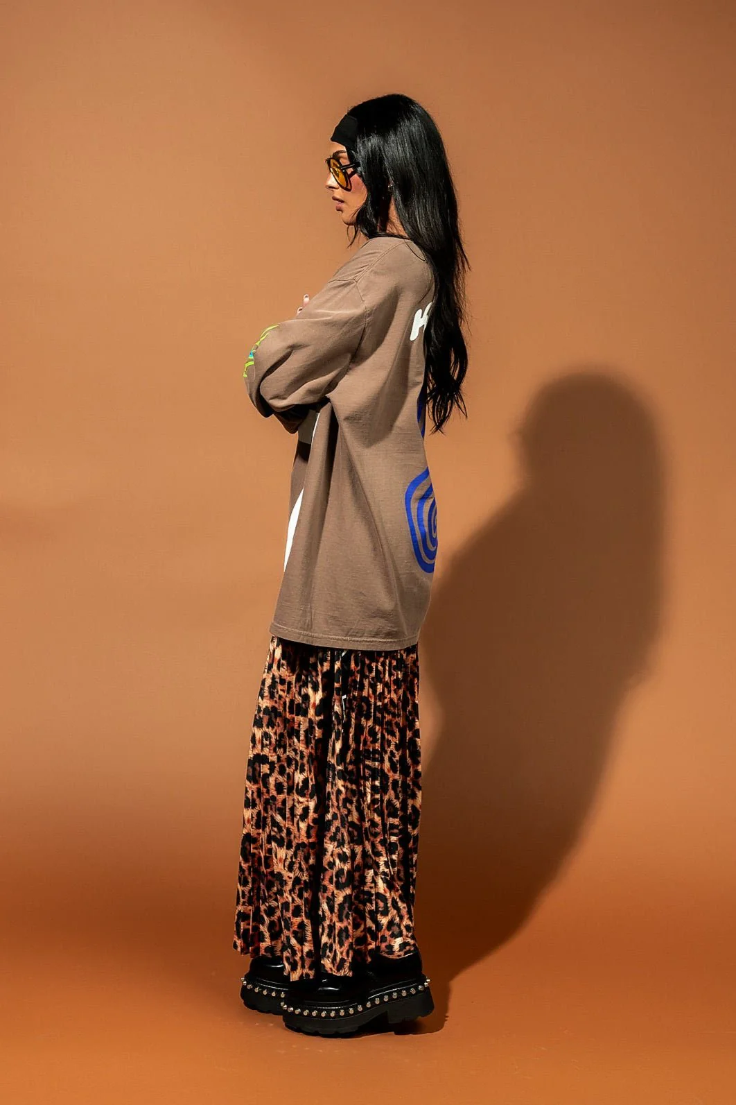 Karma's Got Your Back Oversized Long Sleeve Tee
