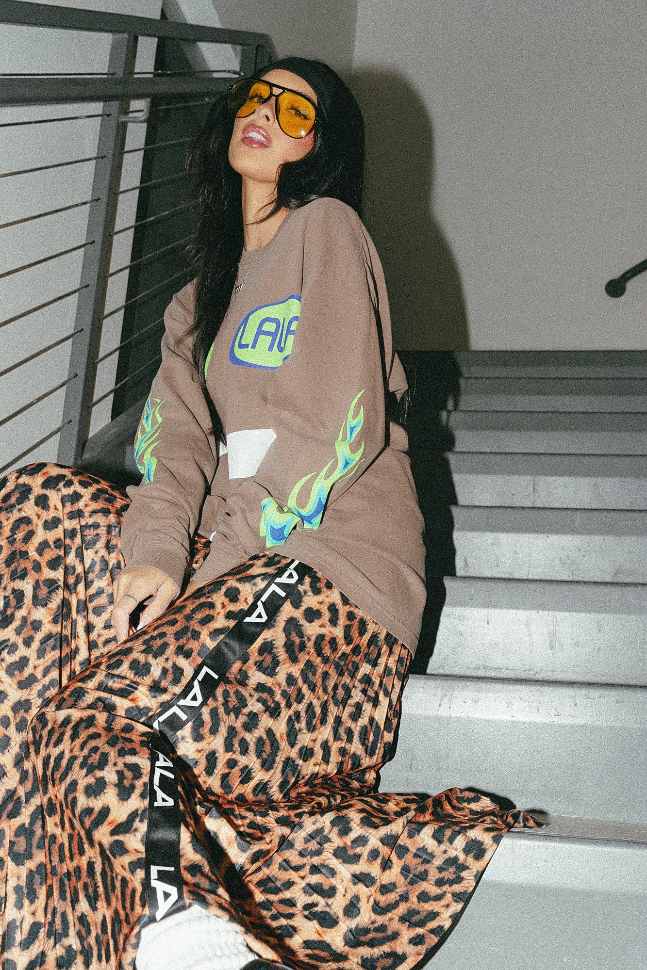 Karma's Got Your Back Oversized Long Sleeve Tee