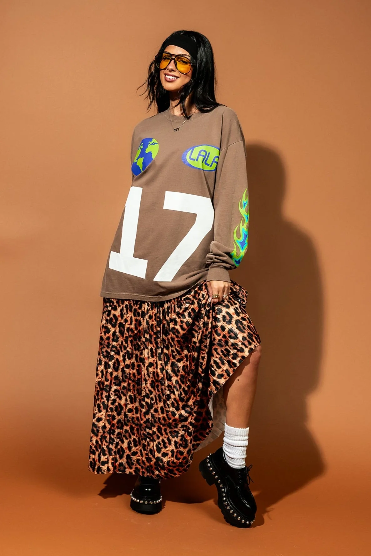 Karma's Got Your Back Oversized Long Sleeve Tee