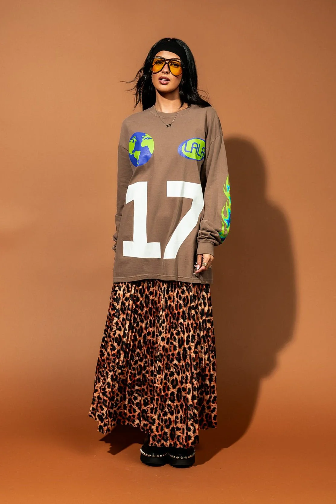 Karma's Got Your Back Oversized Long Sleeve Tee