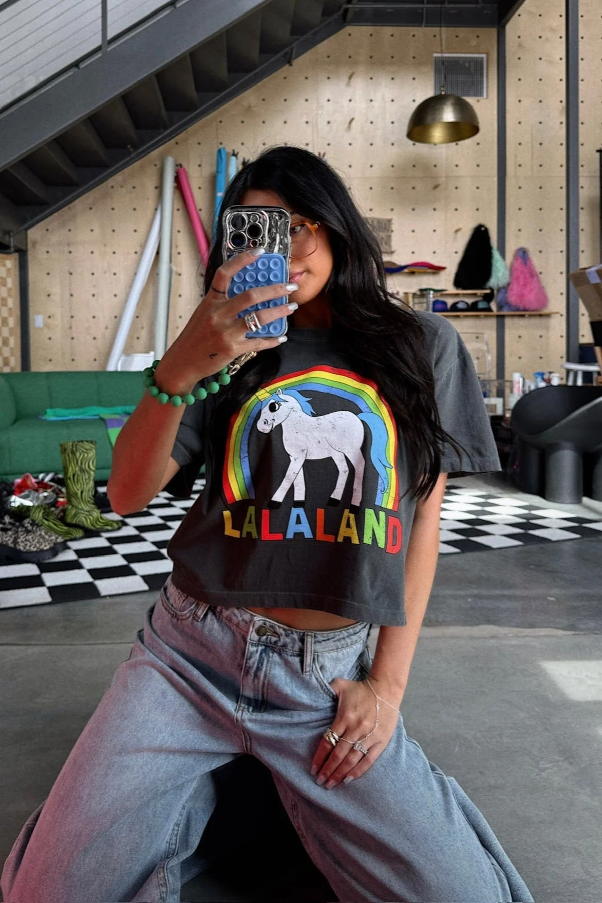 Greetings From Lalaland Unicorn Boxy Tee *RESTOCKED*