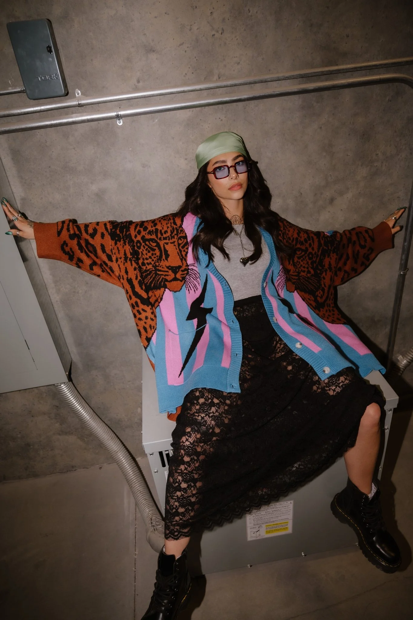 Say It To My Face Oversized Leopard Cardigan