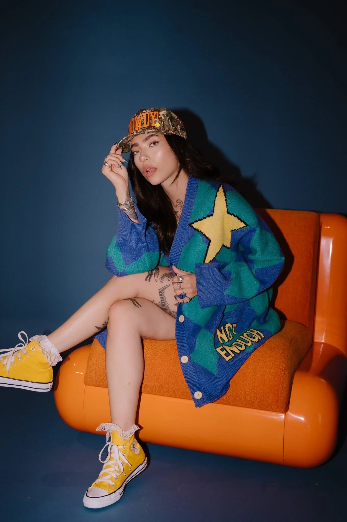 Just Right Oversized Clown Cardigan