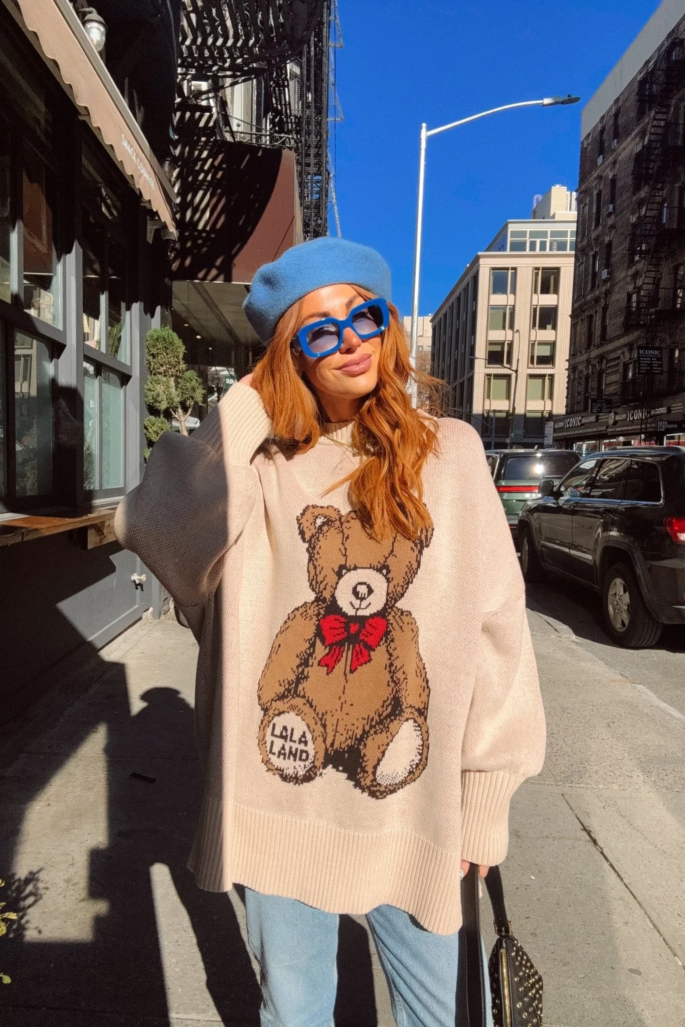 Your Inner Child is Proud of You Oversized Cotton-Blend Sweater