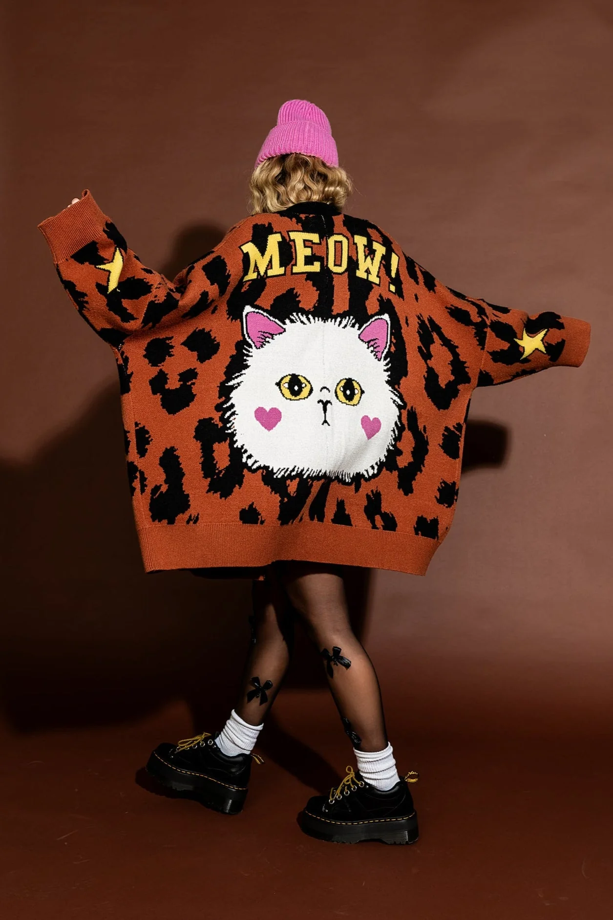 Meow! Oversized Leopard Cardigan *RESTOCKED*