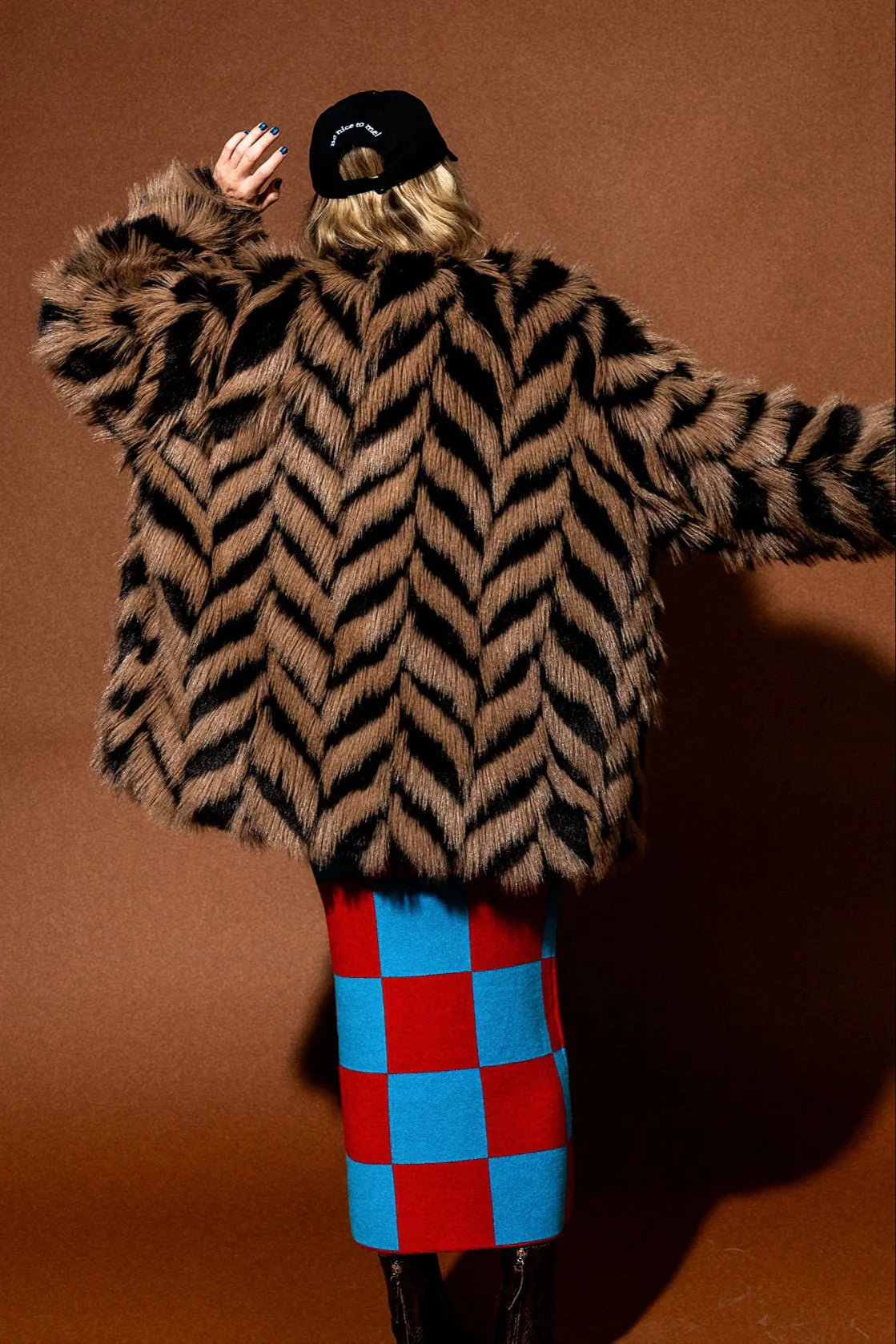 Mob Muse Oversized Faux Fur Coat